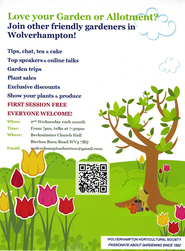 Wolverhampton Horticultural Society poster
